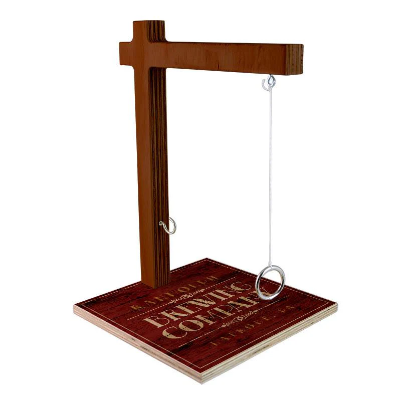 CUSTOMIZABLE Large Tabletop Ring Toss Game - Brewing Company - Image 3