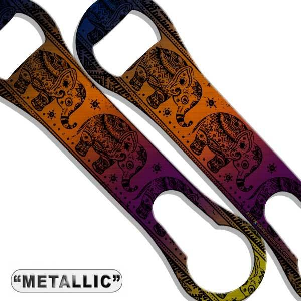 Bright Elephants Printed Cocktail Shaker and V-Rod® Bar Set - Image 2