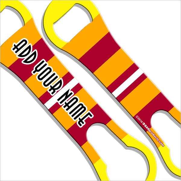 Bright Stripes V-Rod® Bottle Opener - ADD YOUR NAME - Image 2