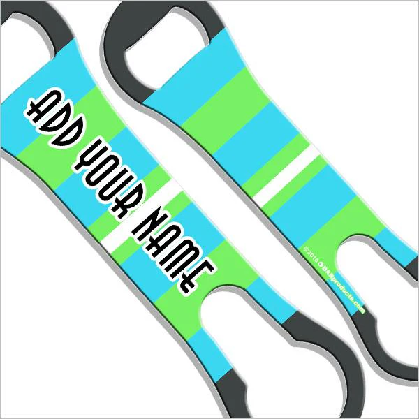 Bright Stripes V-Rod® Bottle Opener - ADD YOUR NAME - Image 3