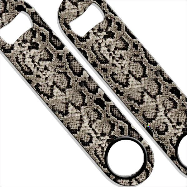 Brown Snakeskin Speed Bottle Opener