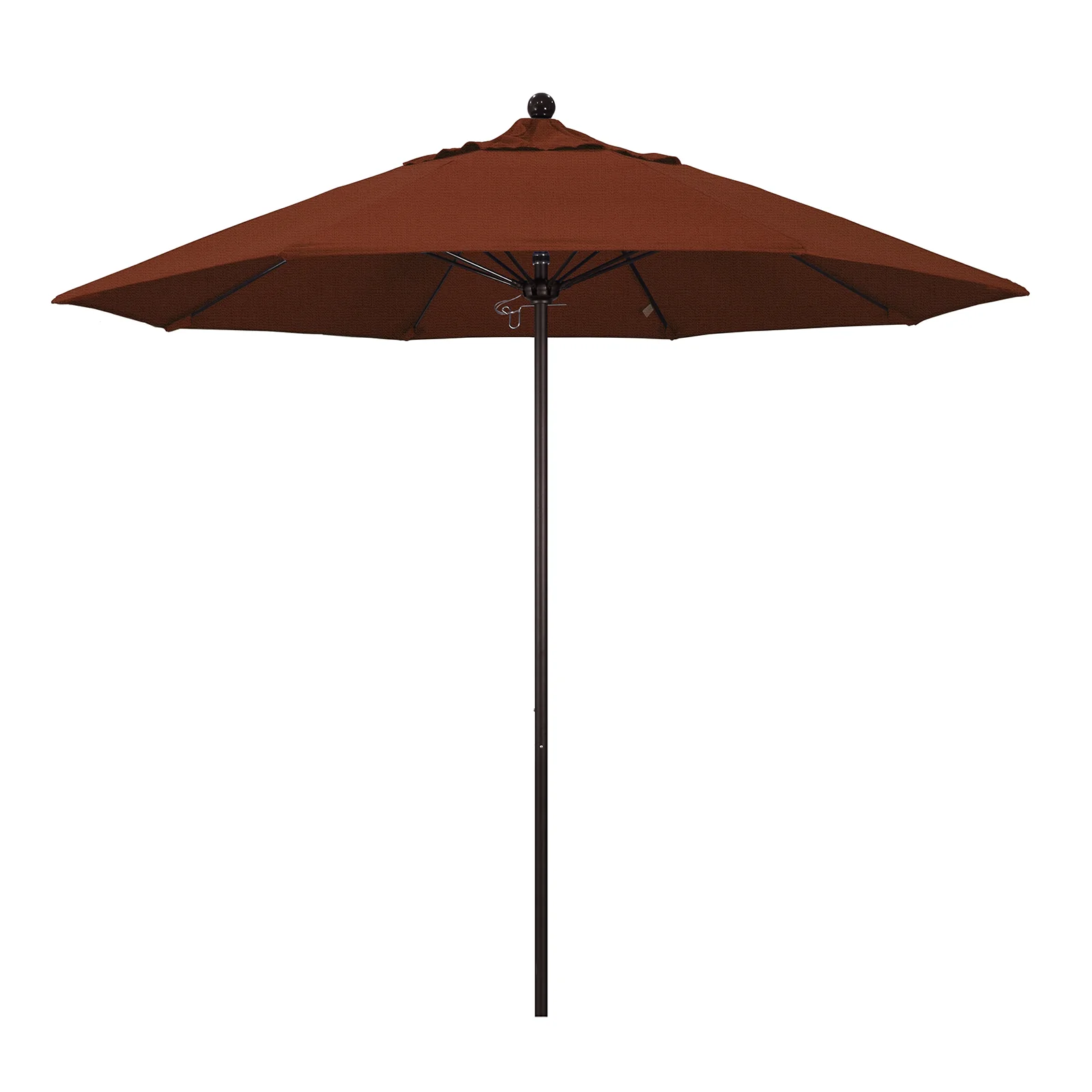 California Umbrella 9' Pole Push Lift w/ Bronze Aluminum Pole - Color Options