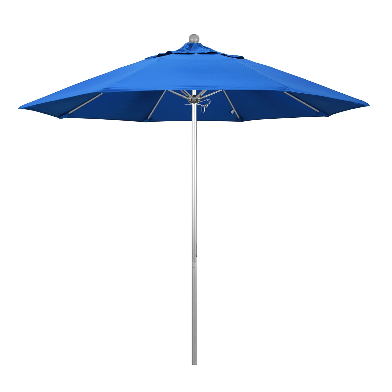 California Umbrella 9' Pole Push Lift w/ Silver Anodized Aluminum Pole - Color Options - Image 12