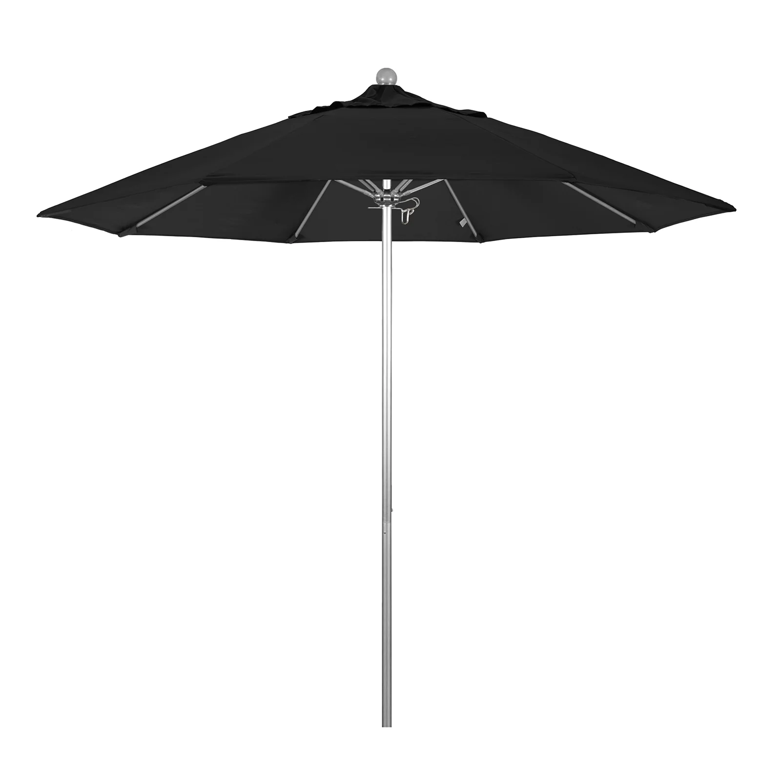 California Umbrella 9' Pole Push Lift w/ Silver Anodized Aluminum Pole - Color Options - Image 3
