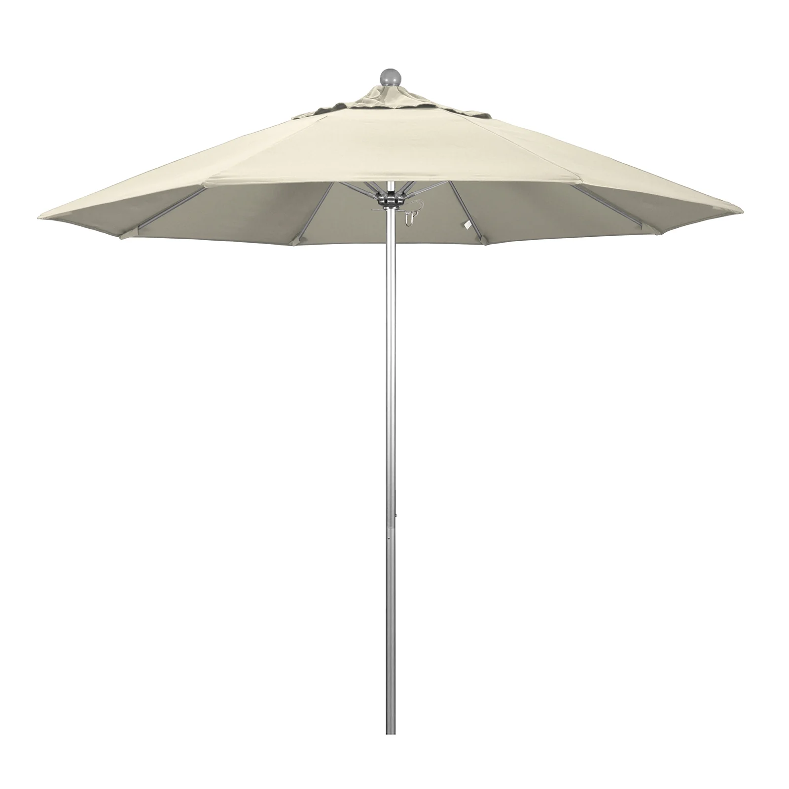 California Umbrella 9' Pole Push Lift w/ Silver Anodized Aluminum Pole - Color Options - Image 7