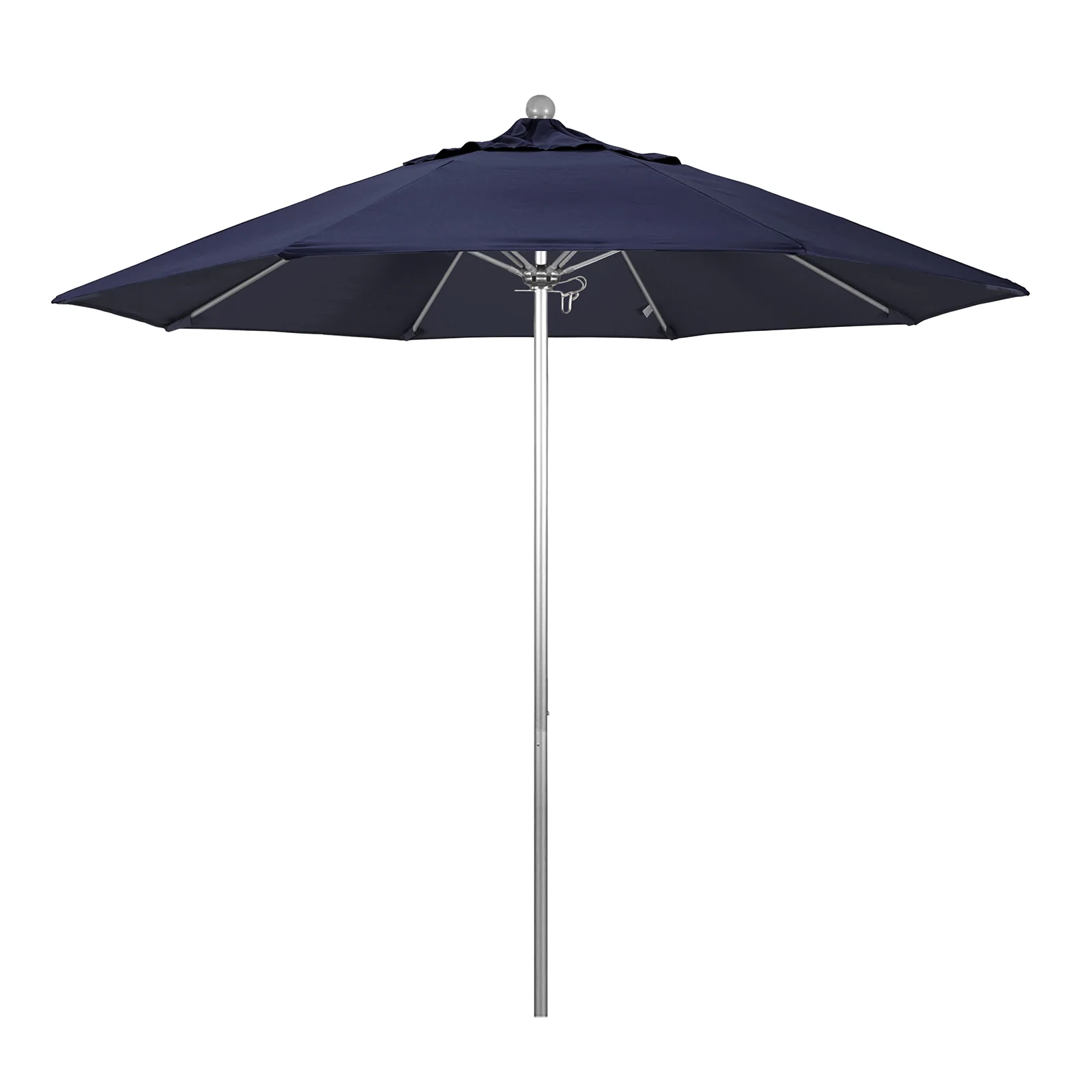 California Umbrella 9' Pole Push Lift w/ Silver Anodized Aluminum Pole - Color Options - Image 9