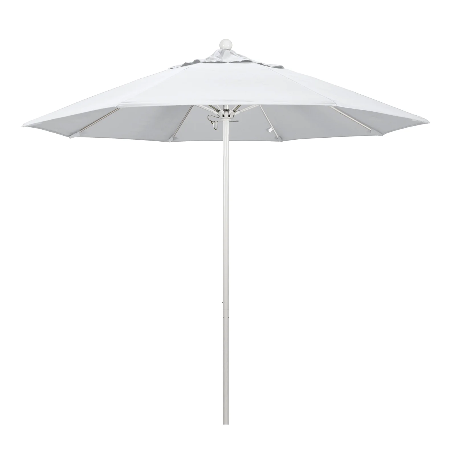 California Umbrella 9' Pole Push Lift w/ White Aluminum Pole - Color Options - Image 11