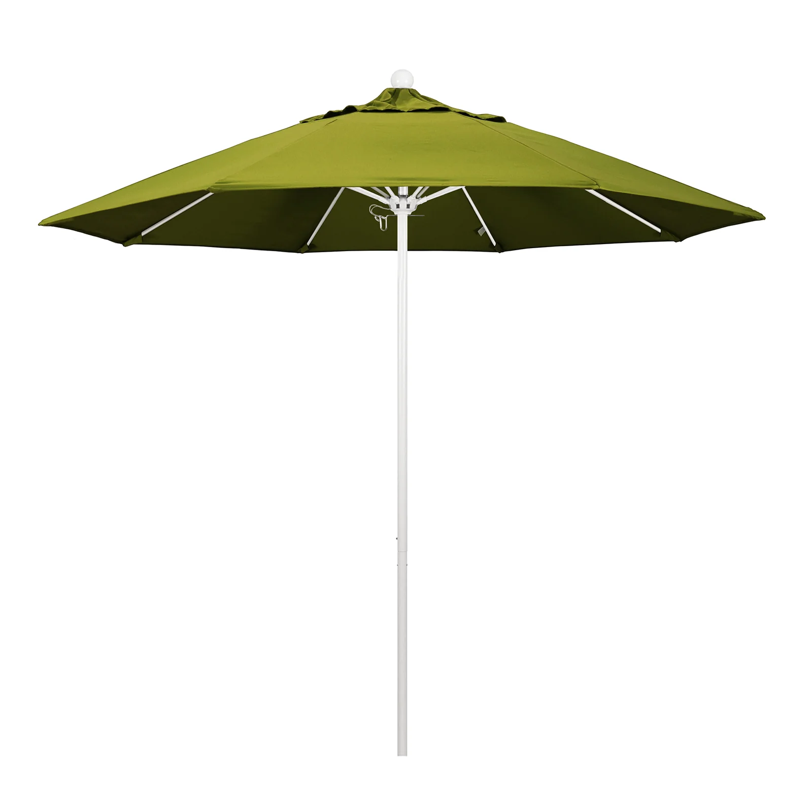 California Umbrella 9' Pole Push Lift w/ White Aluminum Pole - Color Options - Image 2