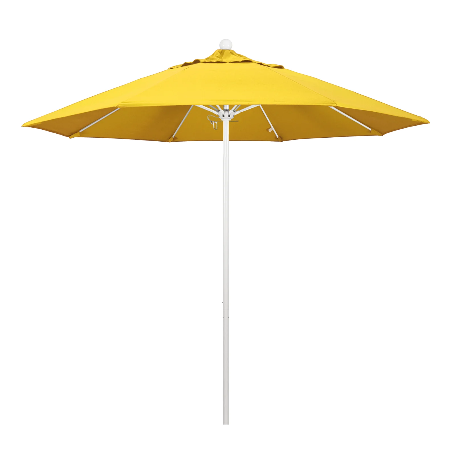 California Umbrella 9' Pole Push Lift w/ White Aluminum Pole - Color Options - Image 6