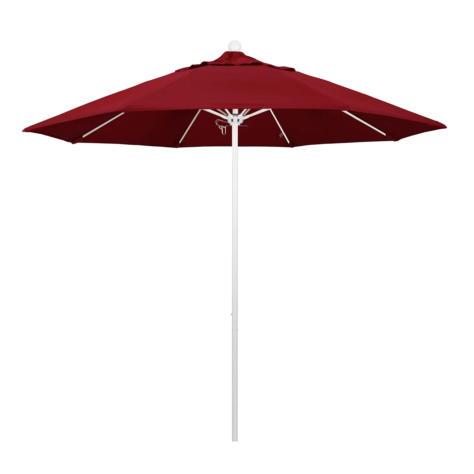 California Umbrella 9' Pole Push Lift w/ White Aluminum Pole - Color Options - Image 8