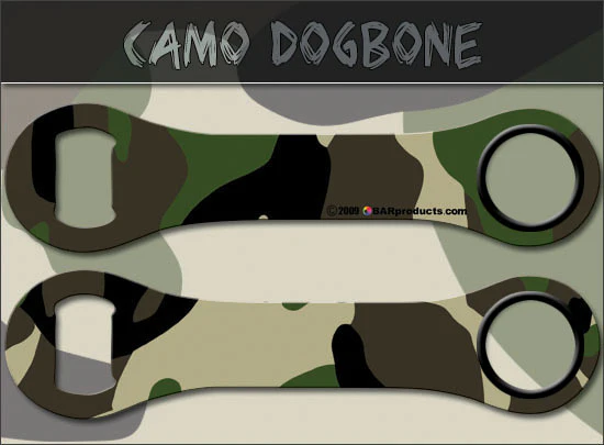 Camo Dog Bone Opener