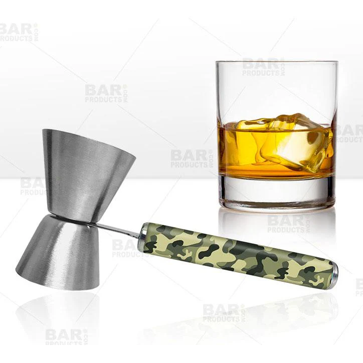 Camouflage Jigger with Printed Handle Design - .75oz x 1.25oz - Image 2