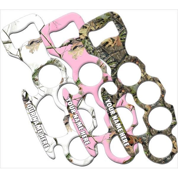 Camo Knuckle Buster Bottle Opener - ADD YOUR NAME