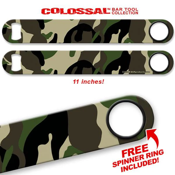 Camo Kolorcoat™ 11" Long COLOSSAL™ Speed Bottle Opener
