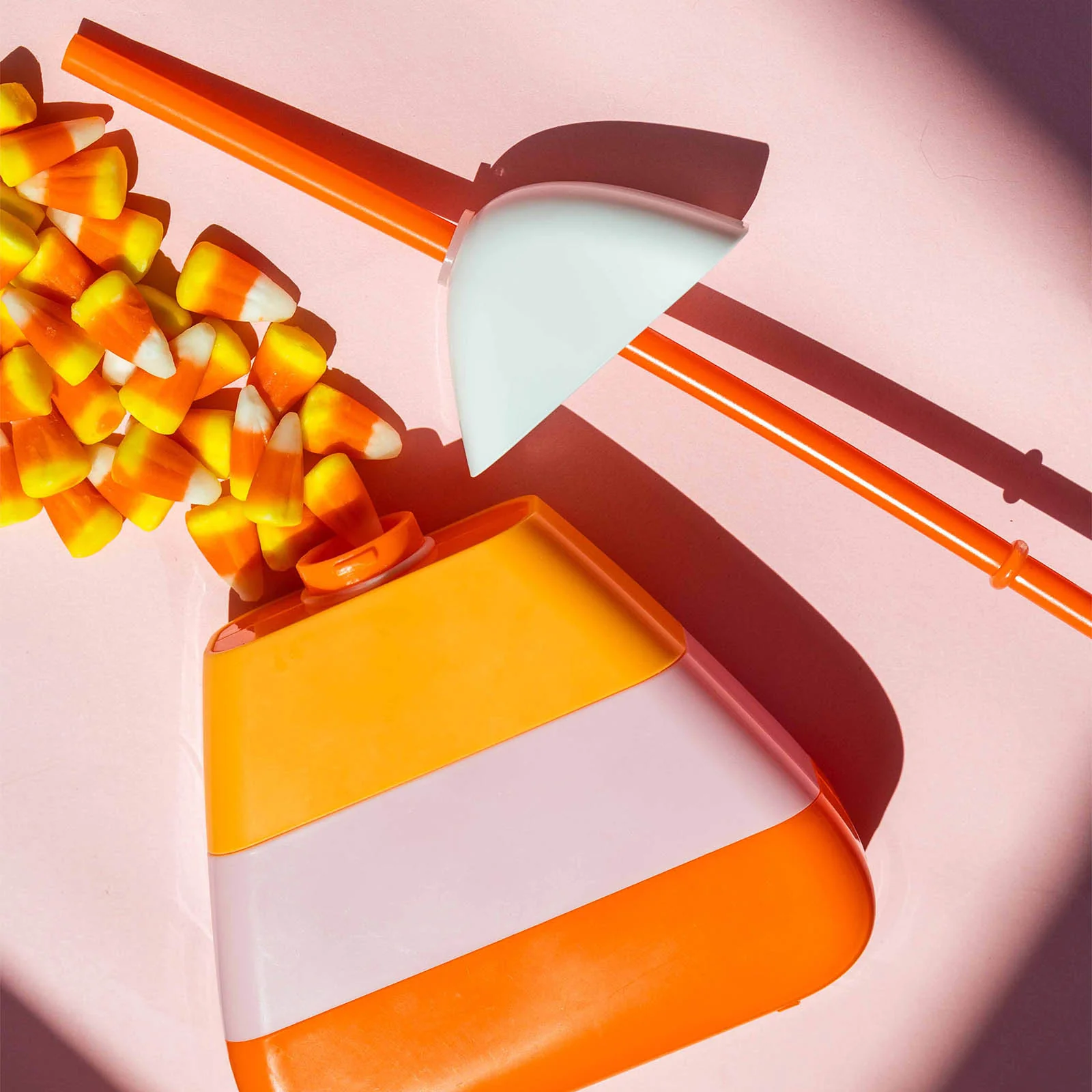 Candy Corn Cup with Lid & Straw - 14 ounce - Image 3