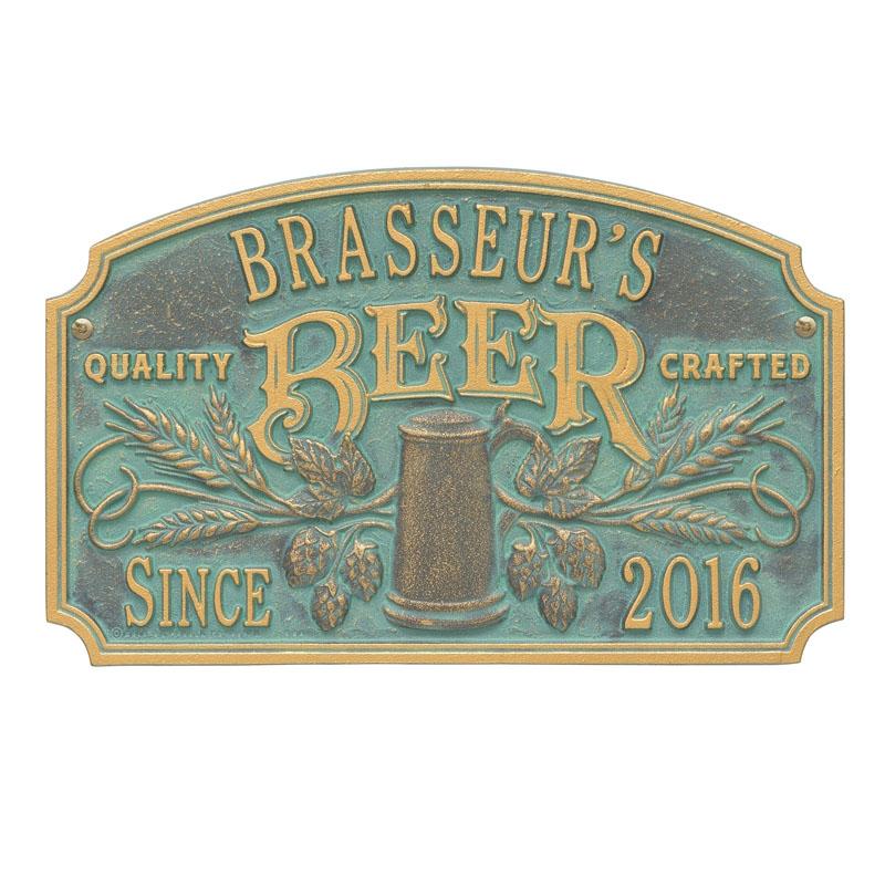 Cast Aluminum Plaque - "Arch" Quality Crafted Beer - CUSTOMIZABLE - Image 7