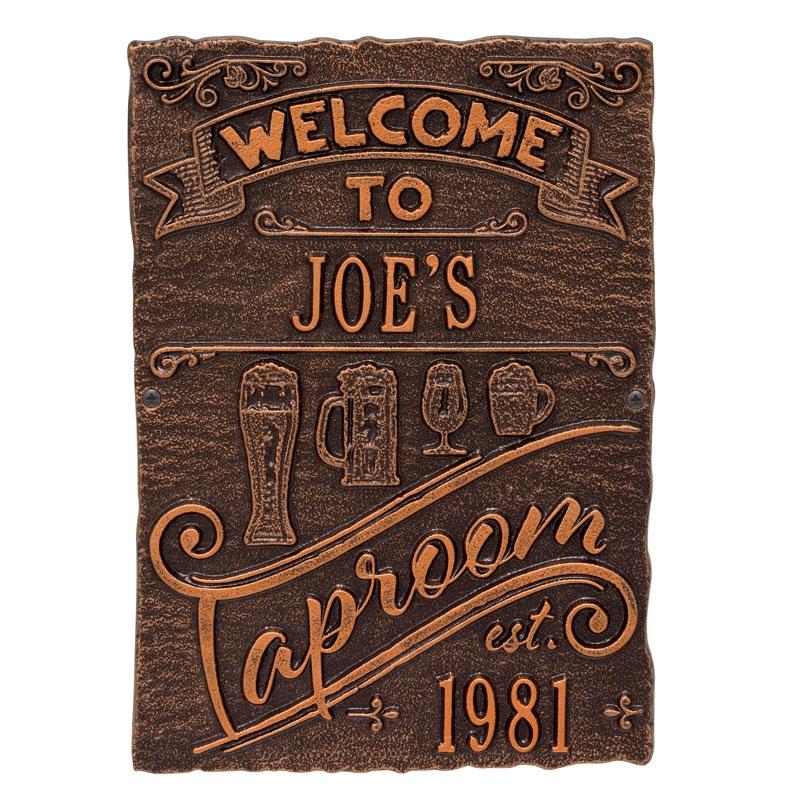 Cast Aluminum Plaque - Taproom Brew Pub Design - CUSTOMIZABLE - Image 4
