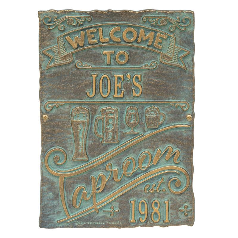 Cast Aluminum Plaque - Taproom Brew Pub Design - CUSTOMIZABLE - Image 5