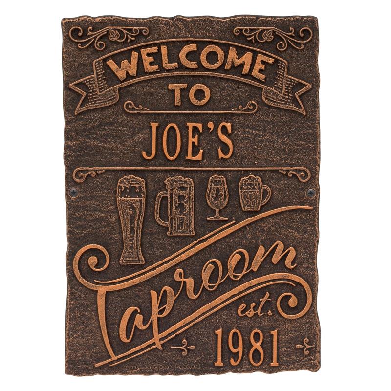 Cast Aluminum Plaque - Taproom Brew Pub Design - CUSTOMIZABLE - Image 6
