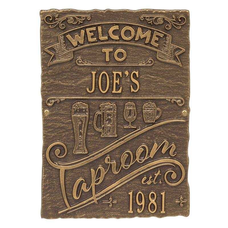 Cast Aluminum Plaque - Taproom Brew Pub Design - CUSTOMIZABLE - Image 7