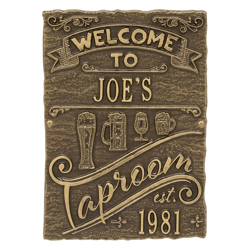 Cast Aluminum Plaque - Taproom Brew Pub Design - CUSTOMIZABLE - Image 8