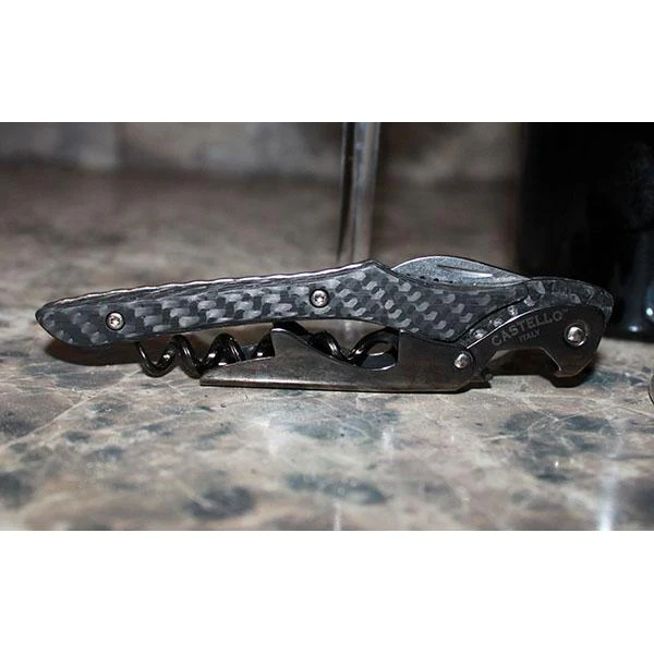 Castello™ Carbon Fiber Handle Corkscrew - Image 4
