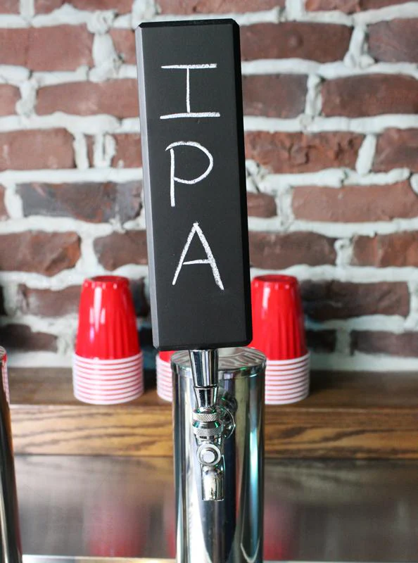 Chalkboard Beer Tap Handle - 8" tall - Image 2