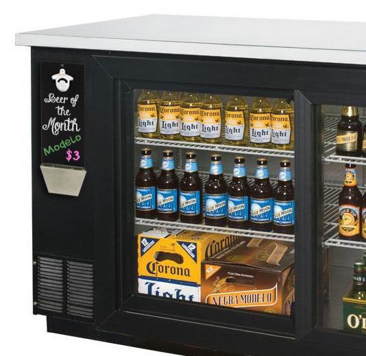 Chalkboard Wall Mounted Bottle Opener with Cap Catcher - Image 3
