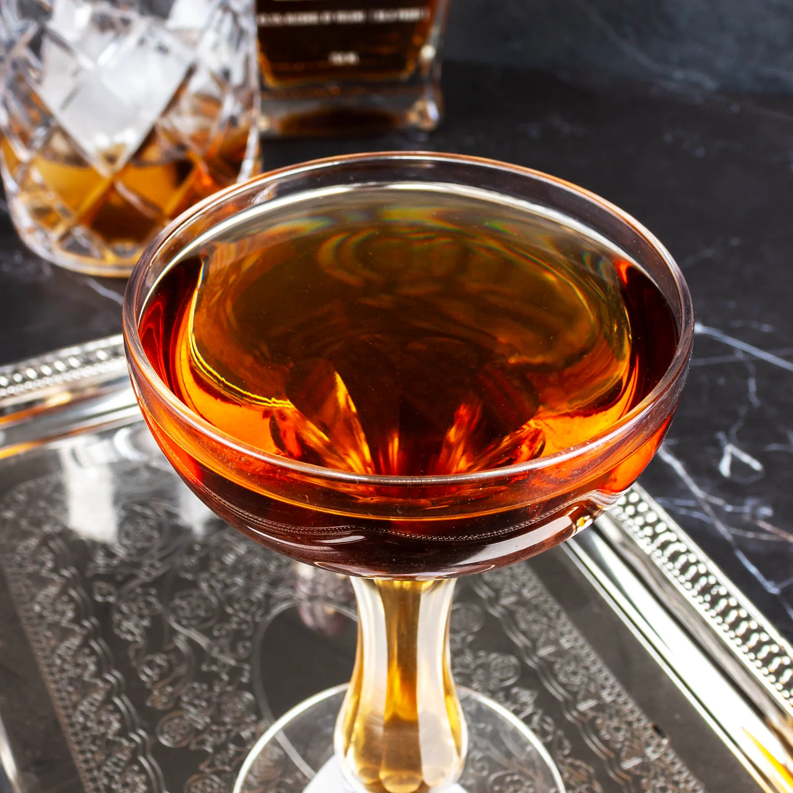 Charming Hollow Stem Cut /Polished Champagne Coupe - BarConic® - Image 3