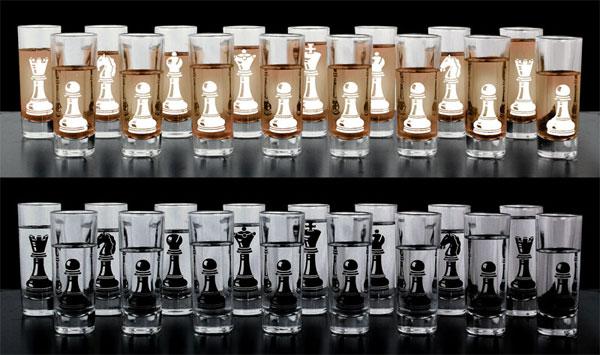 Chess Set - 2 ounce Shot Glass (32 piece) - Image 3