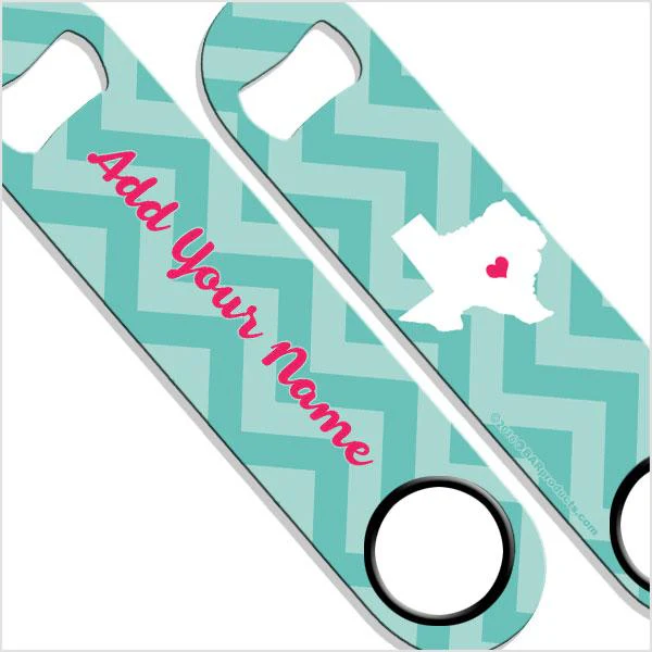 Chevron States Speed Bottle Opener - ADD YOUR NAME