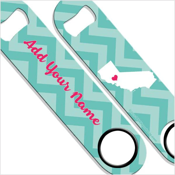 Chevron States Speed Bottle Opener - ADD YOUR NAME - Image 2