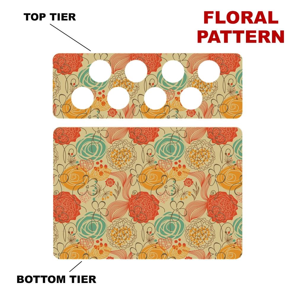 CHOOSE YOUR PATTERN - Counter Caddies™ - 12 INCH STRAIGHT UNIT w/ K-Cup Holes - Image 13