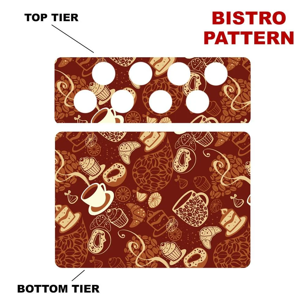CHOOSE YOUR PATTERN - Counter Caddies™ - 12 INCH STRAIGHT UNIT w/ K-Cup Holes - Image 14