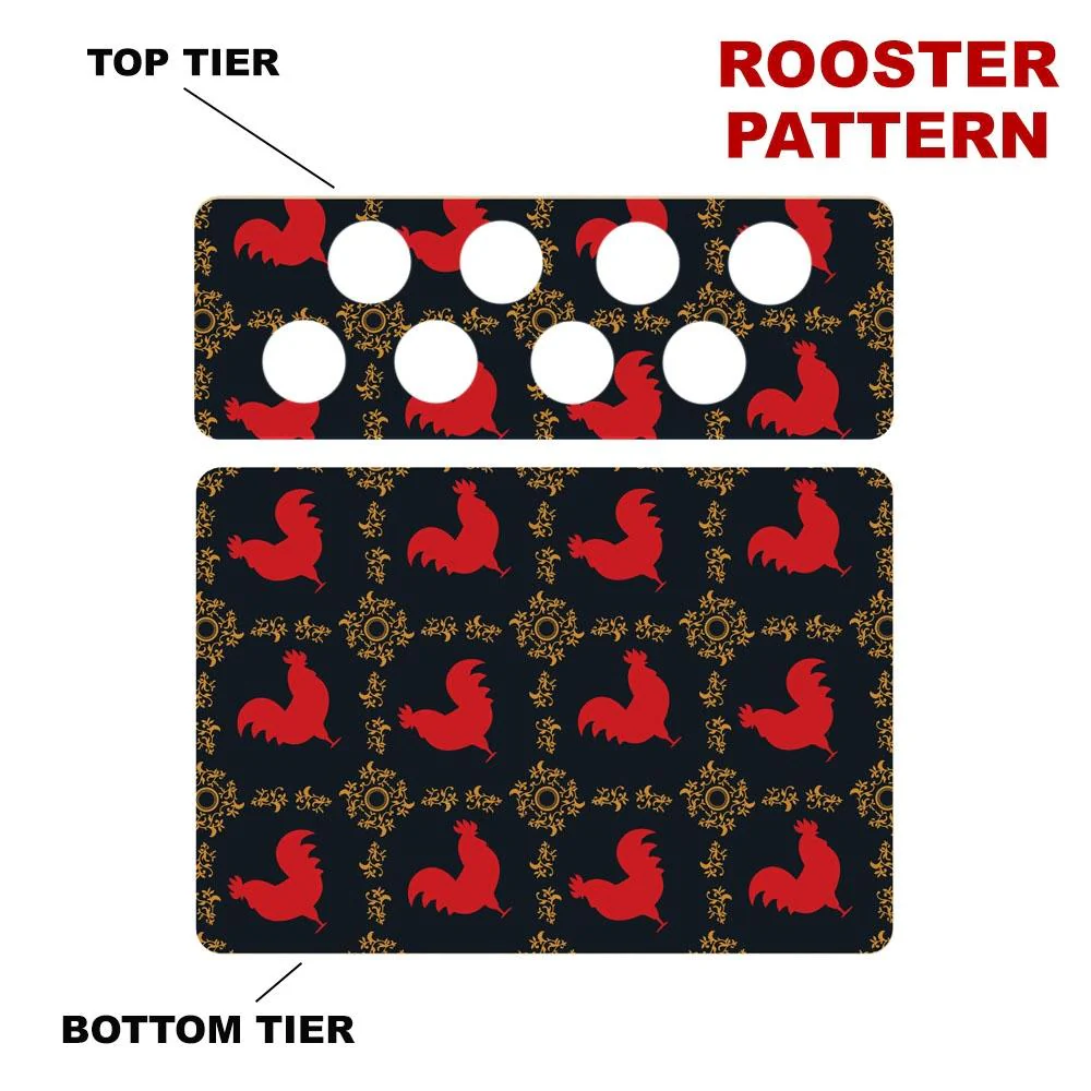 CHOOSE YOUR PATTERN - Counter Caddies™ - 12 INCH STRAIGHT UNIT w/ K-Cup Holes - Image 17