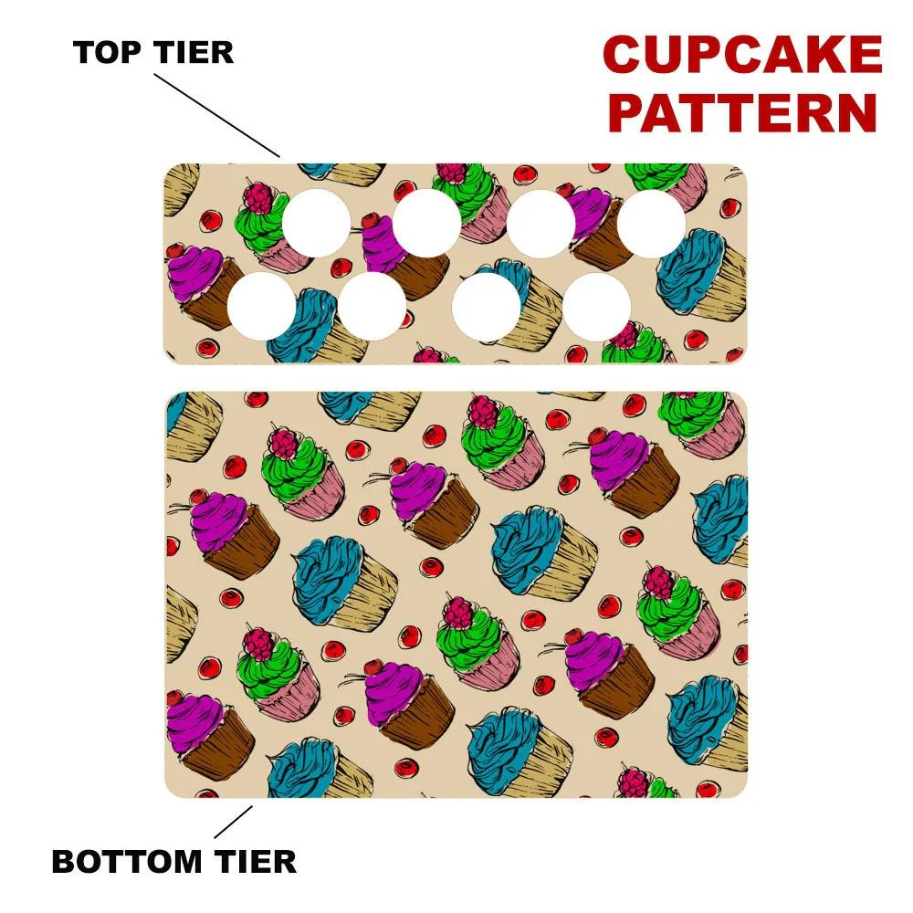 CHOOSE YOUR PATTERN - Counter Caddies™ - 12 INCH STRAIGHT UNIT w/ K-Cup Holes - Image 3