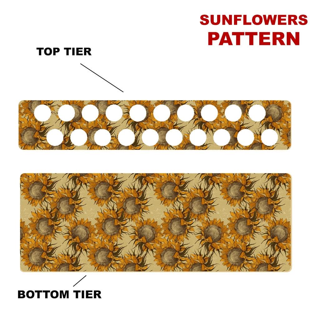 CHOOSE YOUR PATTERN - Counter Caddies™ - 24 INCH STRAIGHT UNIT w/ K-Cup Holes - Image 12