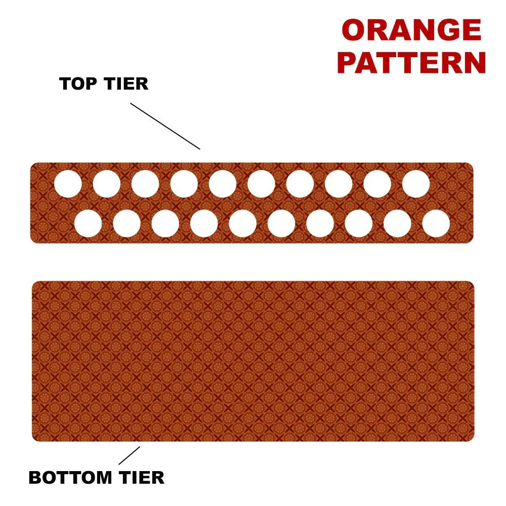 CHOOSE YOUR PATTERN - Counter Caddies™ - 24 INCH STRAIGHT UNIT w/ K-Cup Holes - Image 13