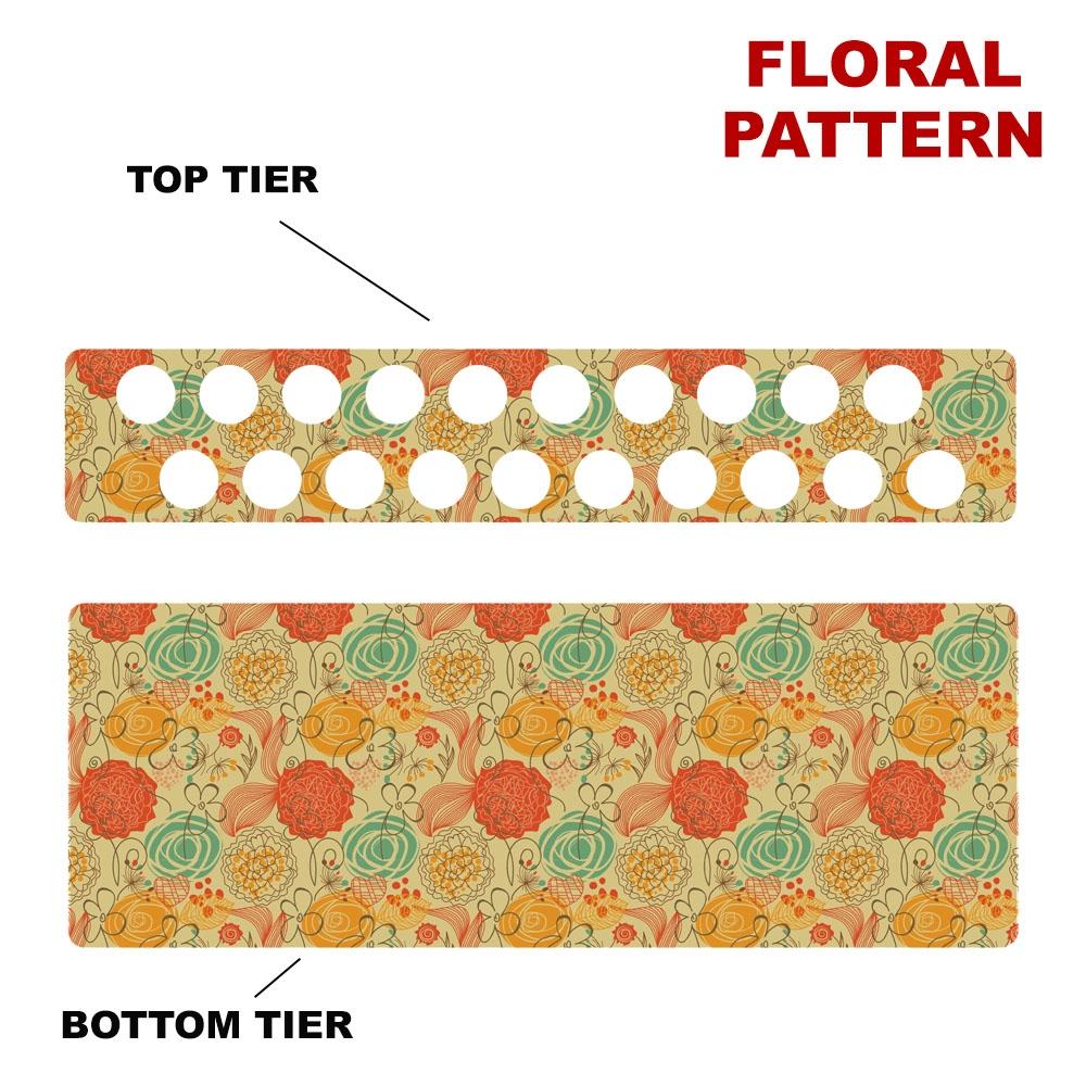 CHOOSE YOUR PATTERN - Counter Caddies™ - 24 INCH STRAIGHT UNIT w/ K-Cup Holes - Image 14