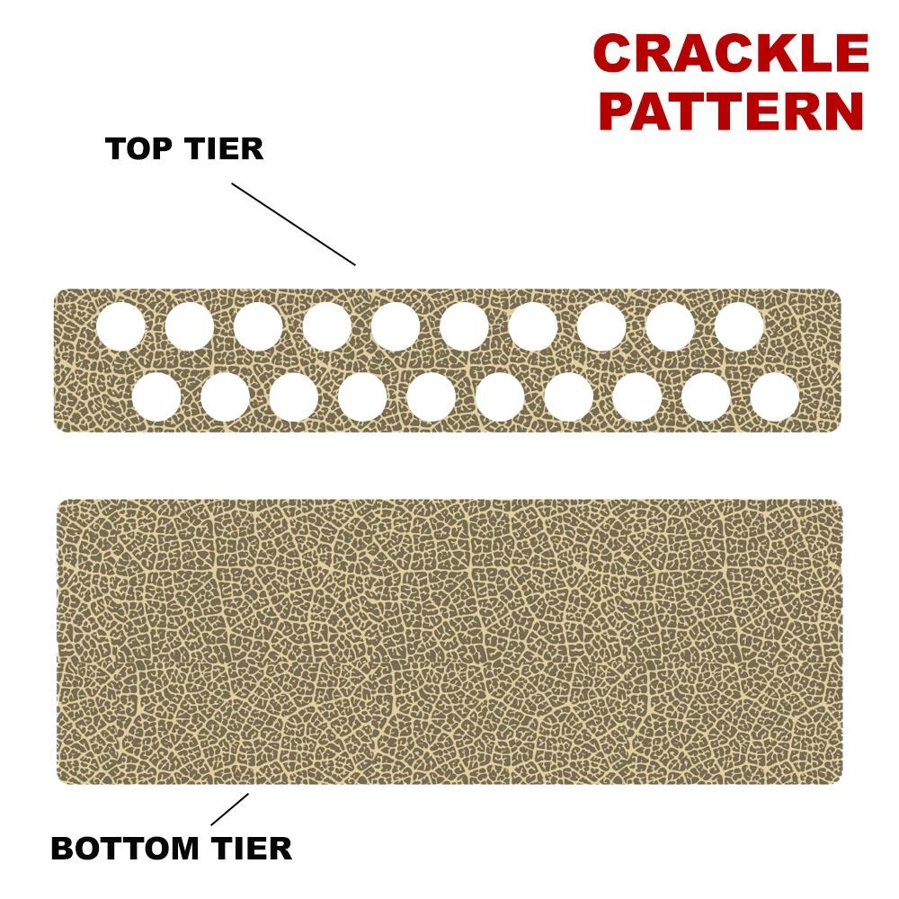 CHOOSE YOUR PATTERN - Counter Caddies™ - 24 INCH STRAIGHT UNIT w/ K-Cup Holes - Image 16