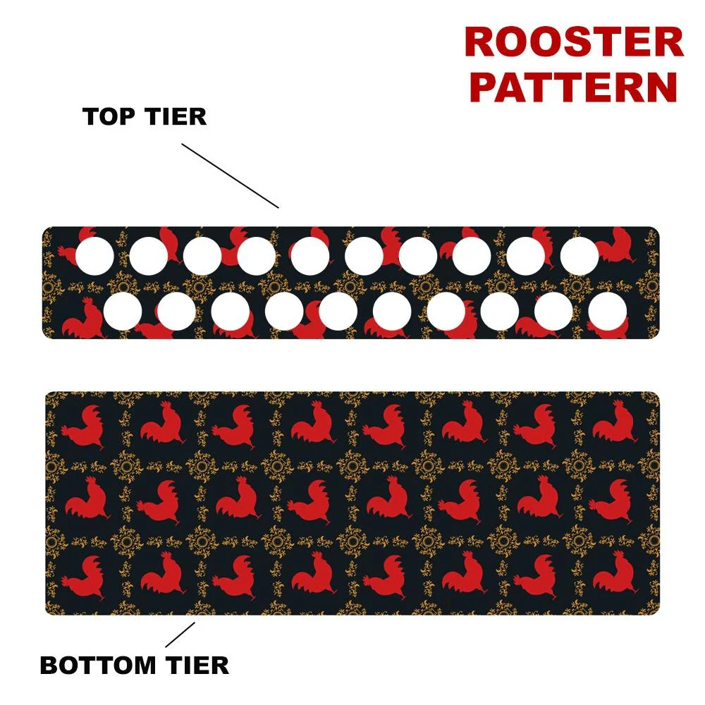 CHOOSE YOUR PATTERN - Counter Caddies™ - 24 INCH STRAIGHT UNIT w/ K-Cup Holes - Image 17