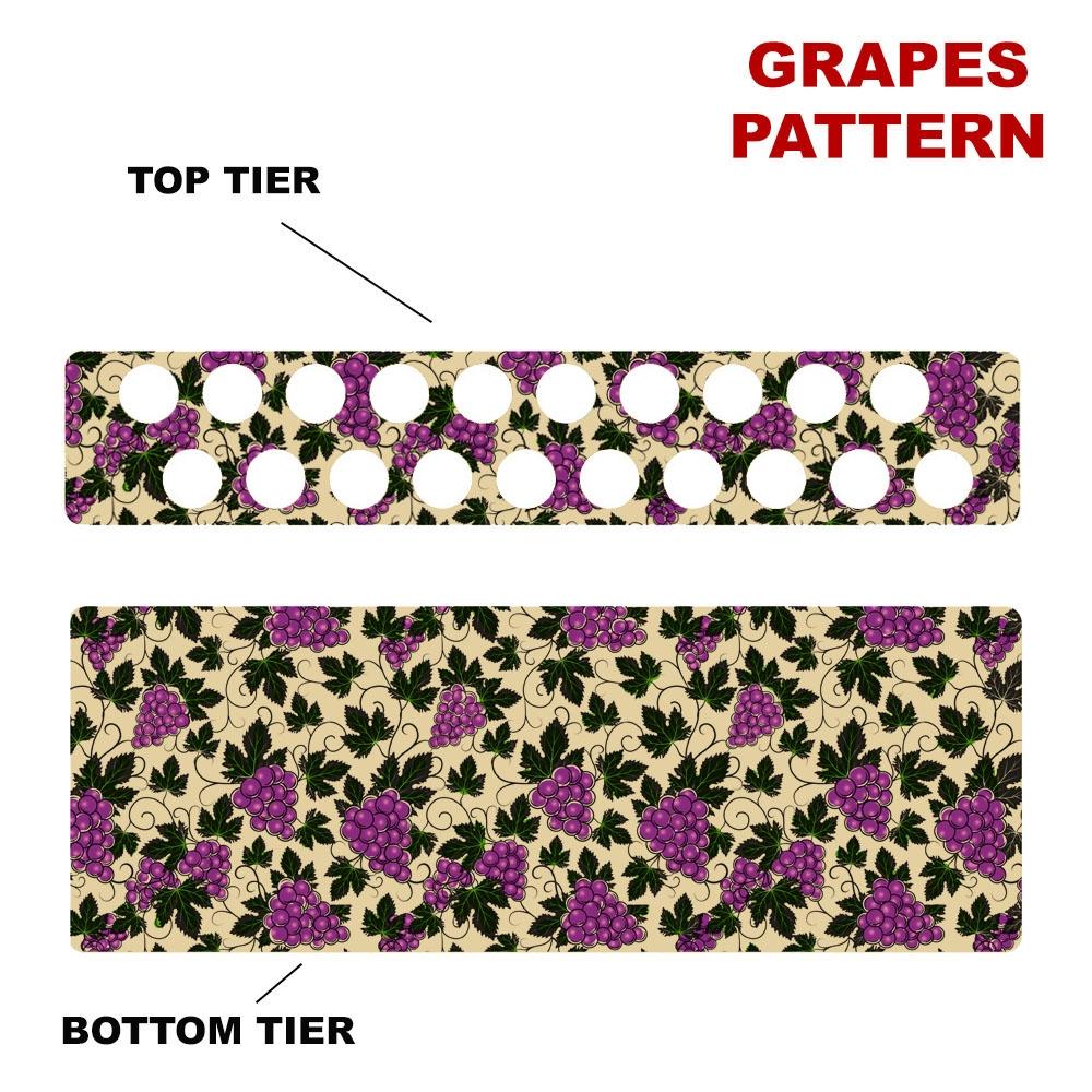 CHOOSE YOUR PATTERN - Counter Caddies™ - 24 INCH STRAIGHT UNIT w/ K-Cup Holes - Image 4