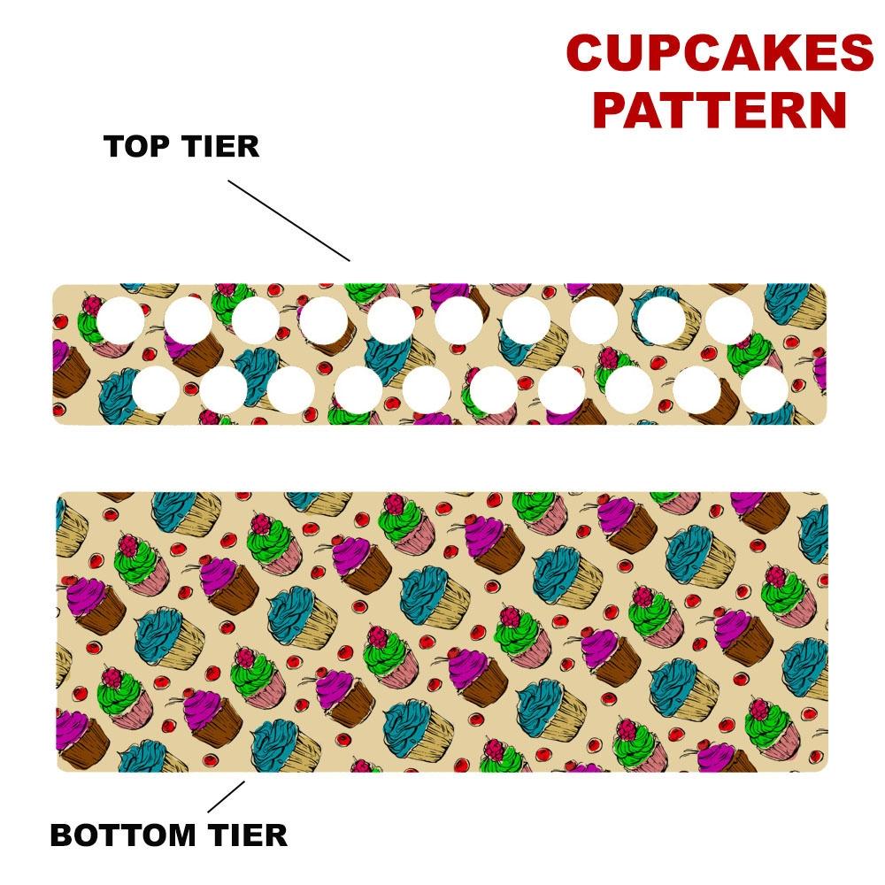 CHOOSE YOUR PATTERN - Counter Caddies™ - 24 INCH STRAIGHT UNIT w/ K-Cup Holes - Image 5