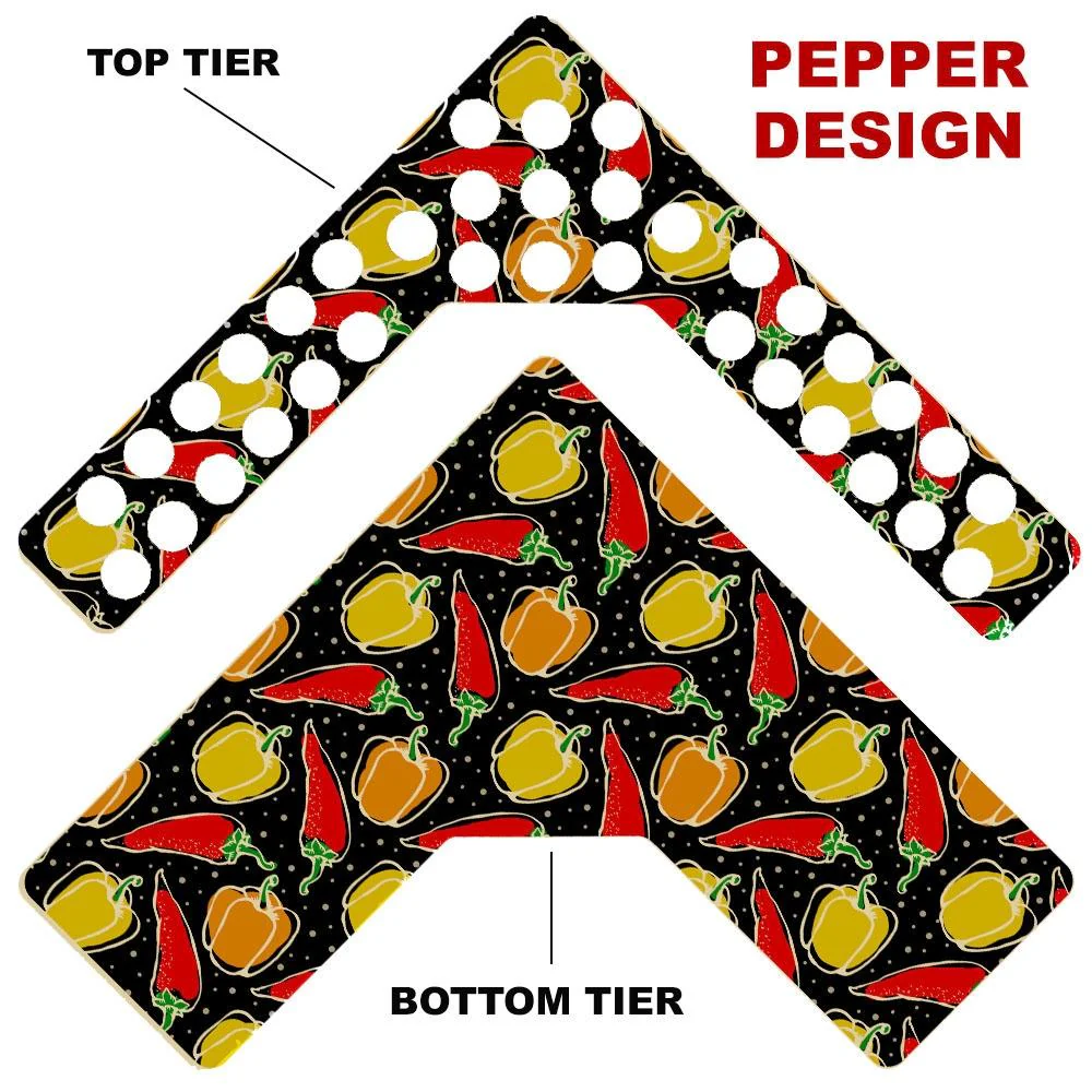 CHOOSE YOUR PATTERN - Counter Caddies™ - Corner Unit w/ K-Cup Holes - Image 10