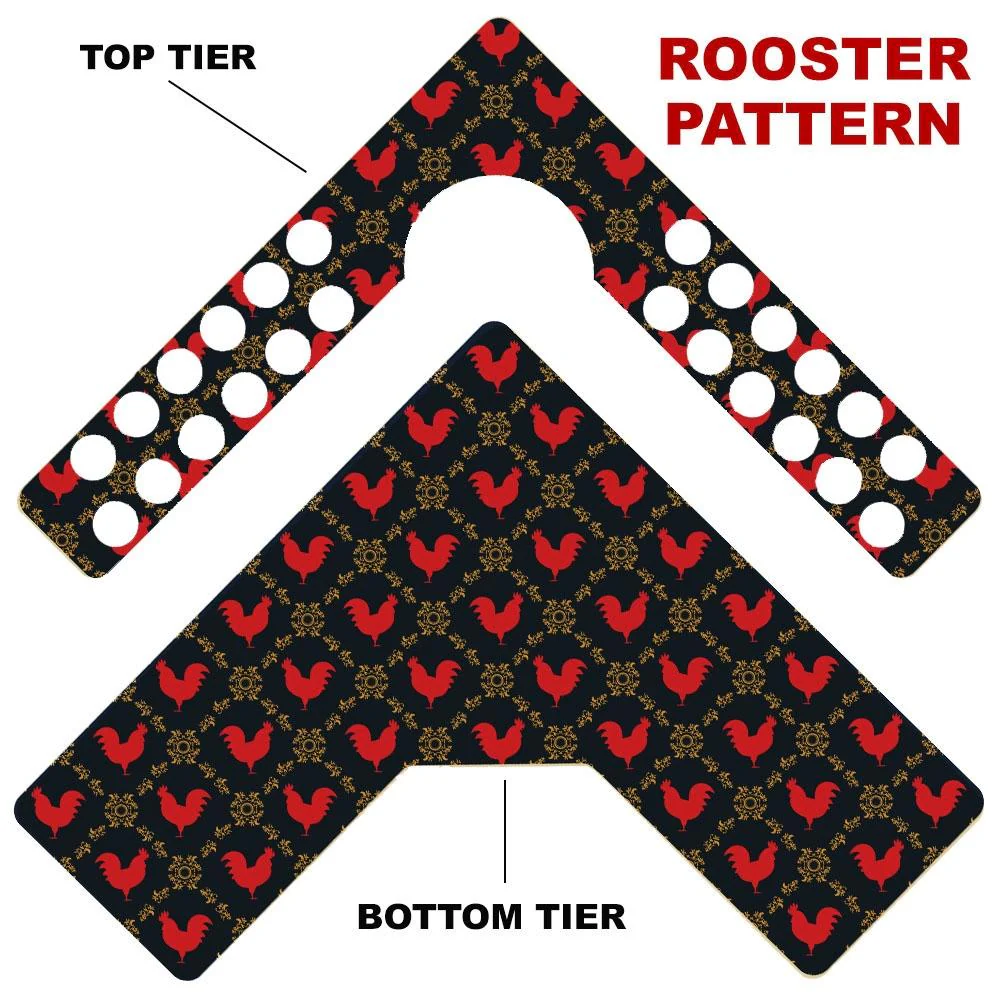CHOOSE YOUR PATTERN - Counter Caddies™ - Corner Unit w/ K-Cup Holes and Trash Can Inset - Image 13