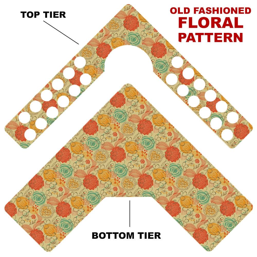 CHOOSE YOUR PATTERN - Counter Caddies™ - Corner Unit w/ K-Cup Holes and Trash Can Inset - Image 15