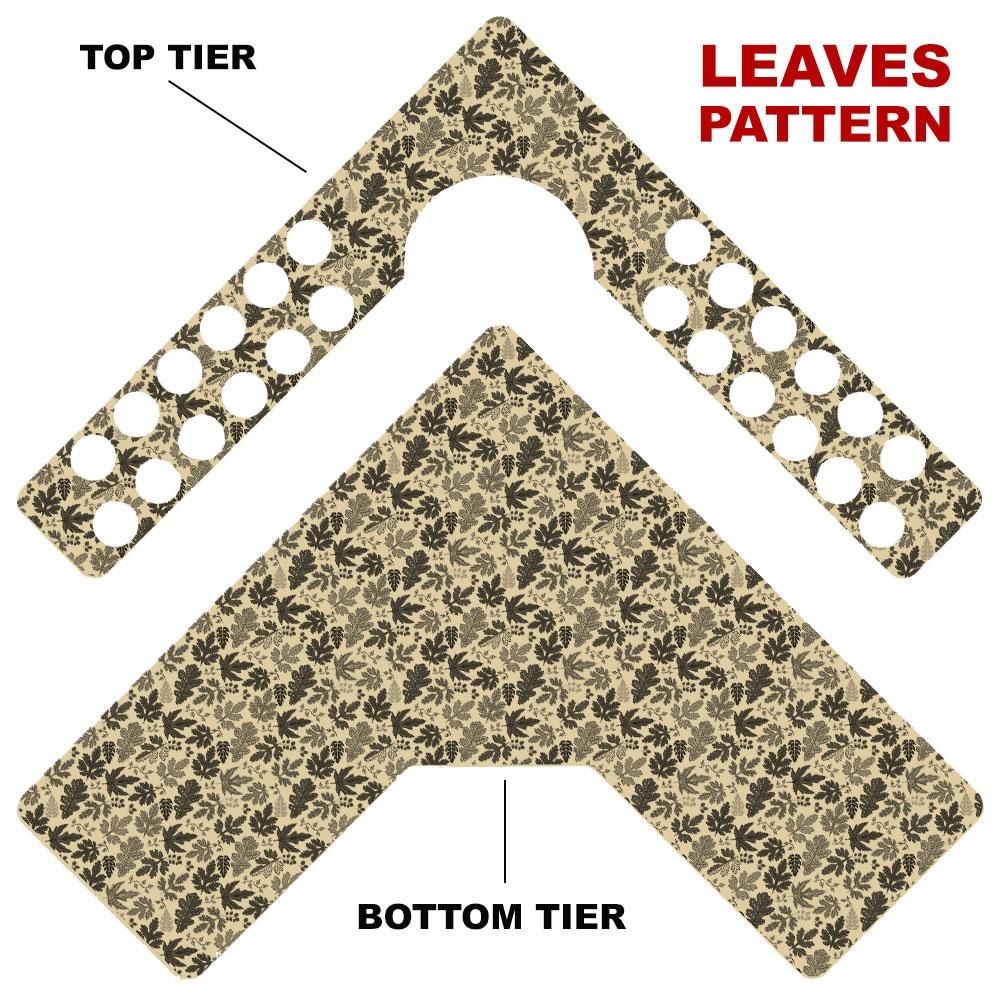 CHOOSE YOUR PATTERN - Counter Caddies™ - Corner Unit w/ K-Cup Holes and Trash Can Inset - Image 16