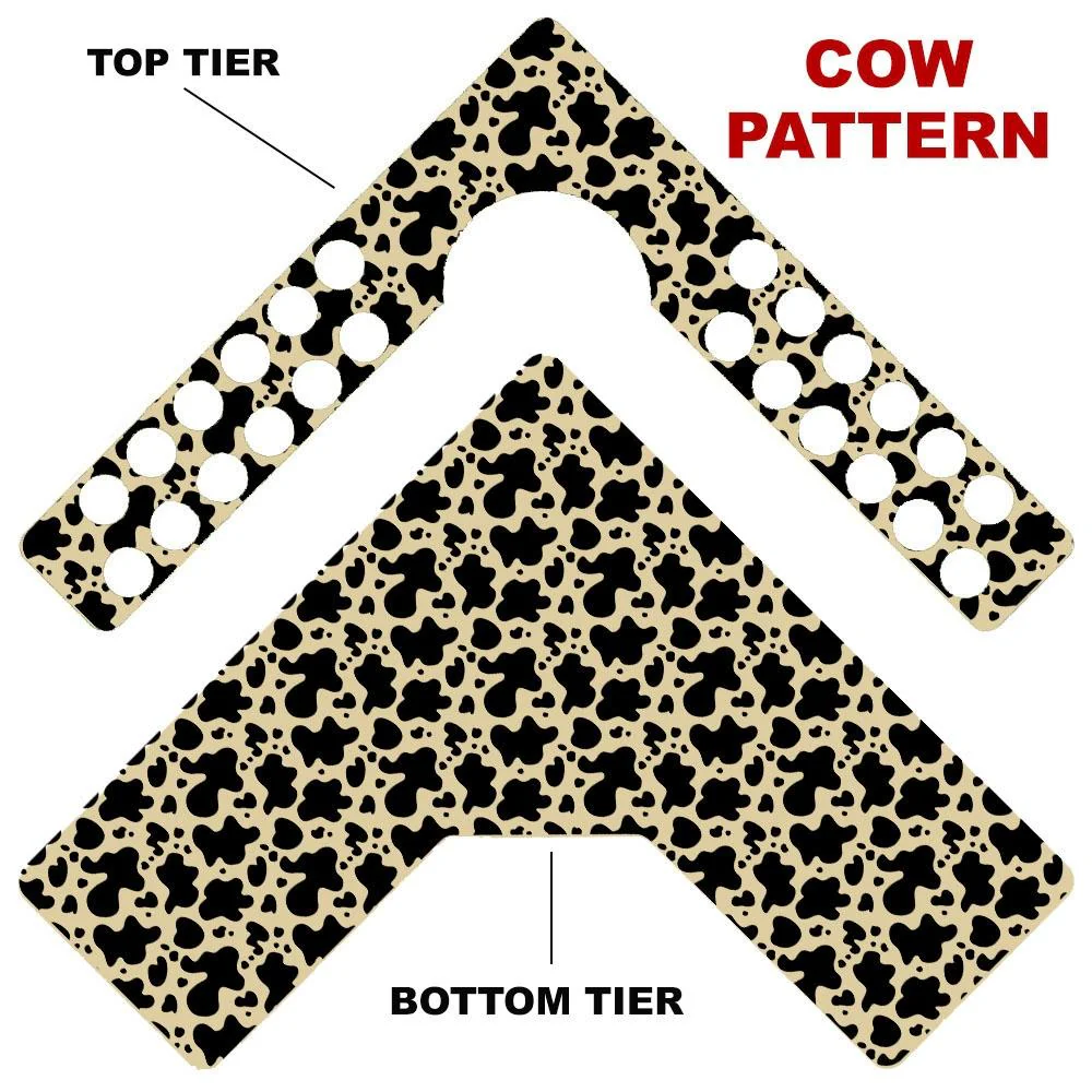 CHOOSE YOUR PATTERN - Counter Caddies™ - Corner Unit w/ K-Cup Holes and Trash Can Inset - Image 3