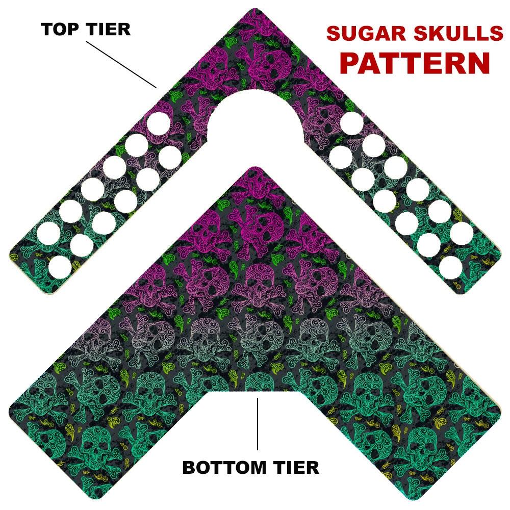 CHOOSE YOUR PATTERN - Counter Caddies™ - Corner Unit w/ K-Cup Holes and Trash Can Inset - Image 4
