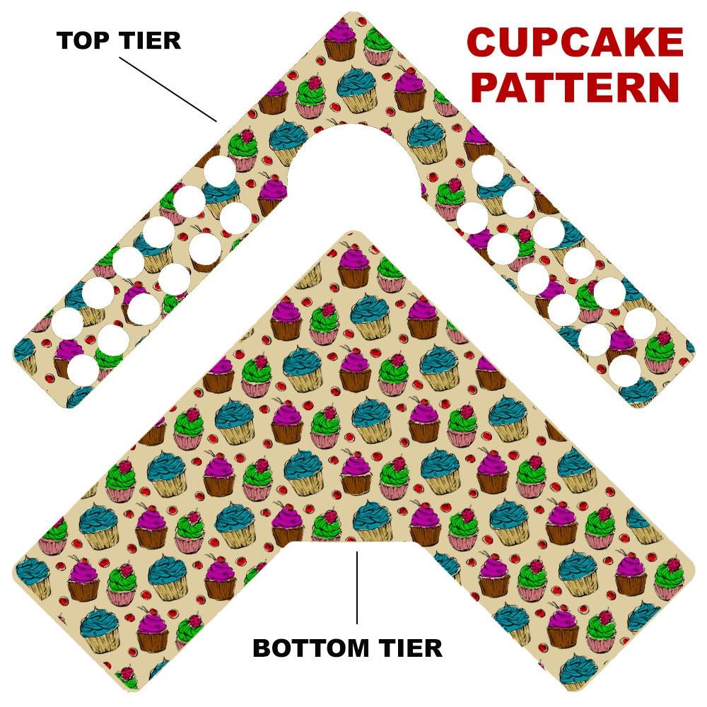 CHOOSE YOUR PATTERN - Counter Caddies™ - Corner Unit w/ K-Cup Holes and Trash Can Inset - Image 6